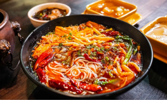 international communication over tasty noodles
